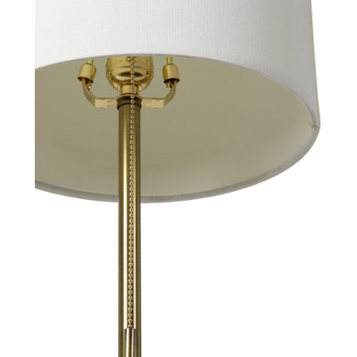 Aronson 1-Light Metal and Glass Table Lamp