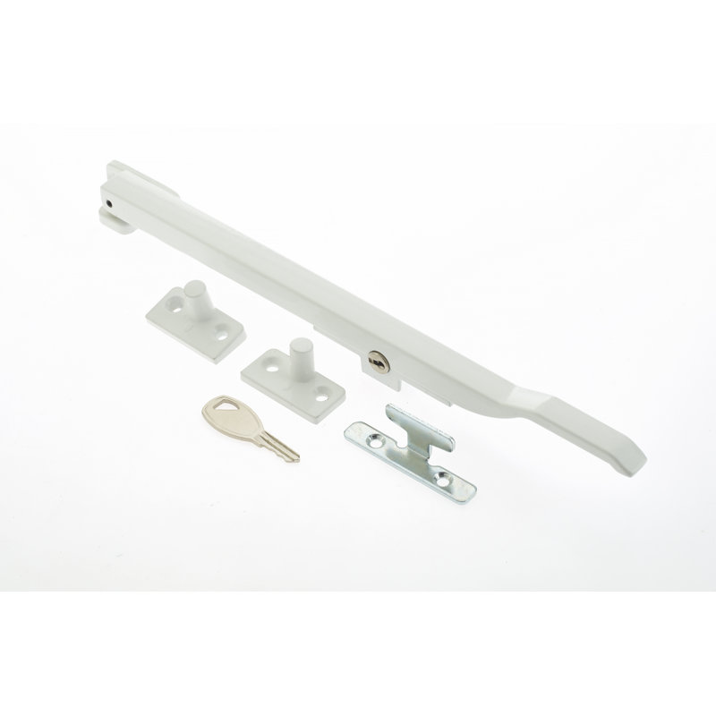 Locking Casement Stay Door Accessory, White