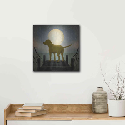 «Moonrise Yellow Dog» par Ryan Fowler