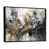 Toile avec cadre flottant noir