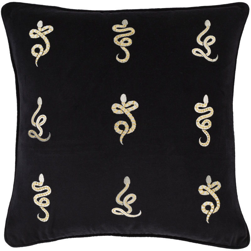 Omorfo Cotton Throw Pillow in , No Fill, 22" x 22", Polyester/Polyfill
