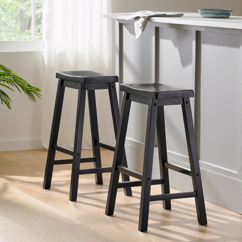 Tabouret Saddle, Noir