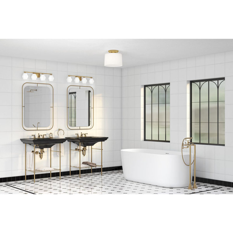 Copeland 4 - Light Dimmable Vanity Light, Brushed Gold