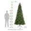 Sapin de Noël vert clair Aldred-1684586858