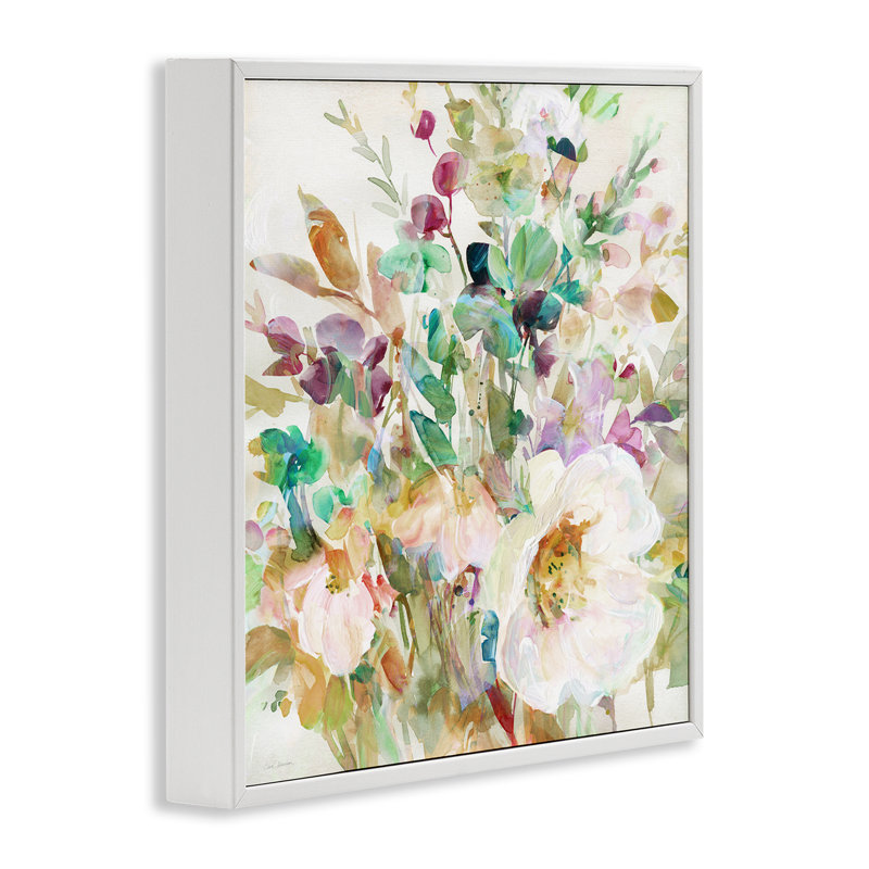  Fleurs opaques patinées, estampe numérique par Carol Robinson, H 24 po x l 24 po