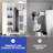 Multi-Function Wooden Cleaning Storage Cabinet – Space-Saving Organizer for Vacuum, Mops & Supplies-2023873392
