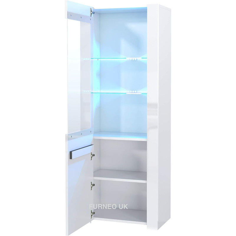 Milano Display Cabinet, Blue