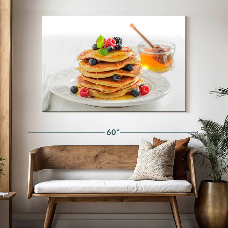 Crêpes au miel et aux baies Yarlin, H 34 po x l 51 po