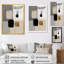 Formes noires avec mélange abstrait de minimalisme gris - Art mural minimaliste, impression sur toile gris minimaliste-1605624293-1605624295-1605624288