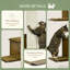 Étagère murale pour chat 4 couches, arbre à chat mural