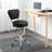 Backed Adjustable Height Ergonomic Lab Stool with Wheels