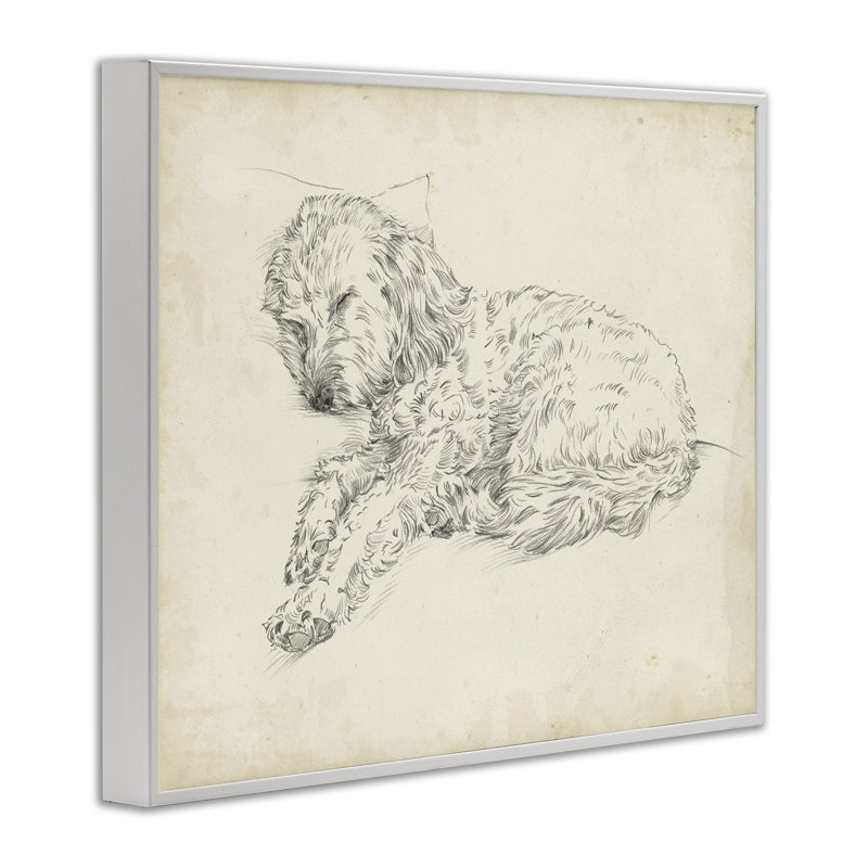 Dessin de giclée antique, dessin par Ethan Harper, H 11 po x l 14 po, Estampe numérique encadrée blanc bord de mer