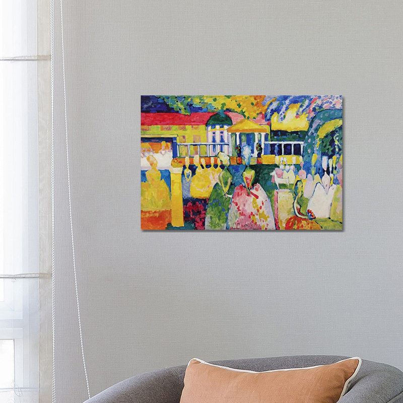Crinolines by Wassily Kandinsky - Wrapped Canvas Painting, 66.04 cm H x 45.72 cm W x 3.175 cm D