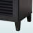 Mylene Dark Grey Finish 4-Shelf Wood Shoe Cabinet with 1- Drawer, 33.12" H X 30.52" W X 14.41" D