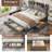 Jahlia Upholstered Storage Bed with 3 Drawers and 2-Tier Storage Headboard-986040805-959425536