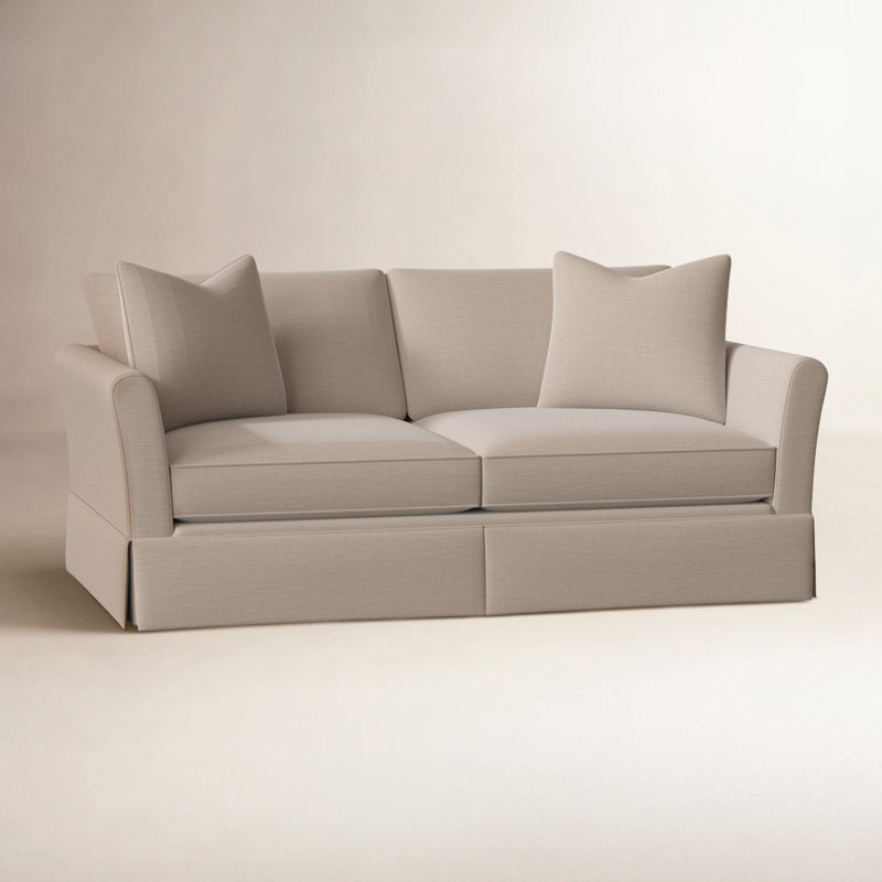 Divan-lit rembourré Shelby, Toile lin Sunbrella®