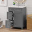 Bathroom Vanity Cabinet With Ceramic Sink And Drawers-1661628190