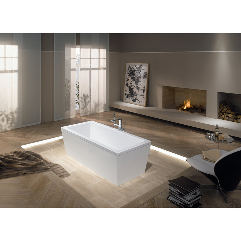 Baignoire de trempage autoportante 75 po. X 35 po. Conoduo