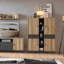 Aliceia 2 Door Manufactured Wood Wardrobe
