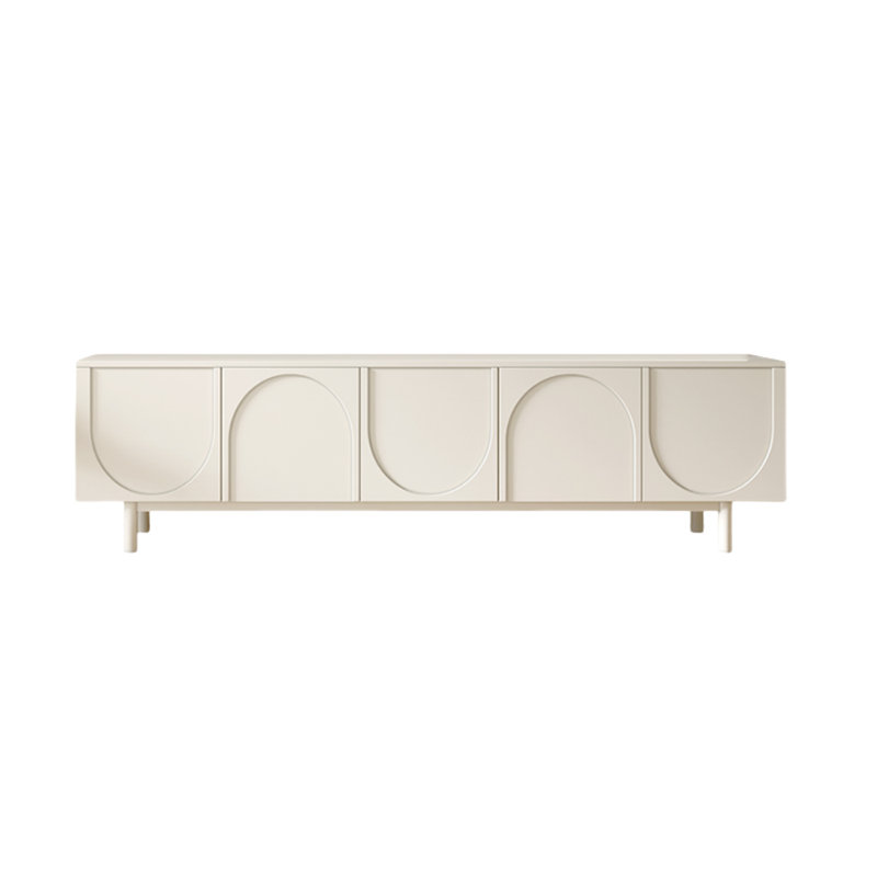 Crédence de rangement simple blanc l 78,7 po Simple