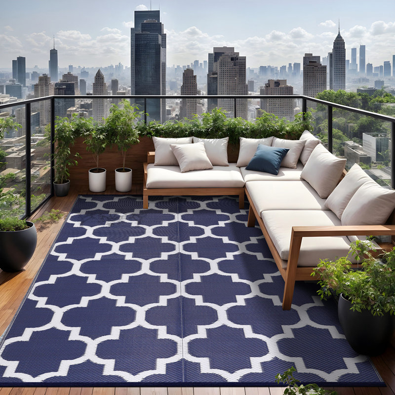 Aldo Indoor / Outdoor Rug, Rectangle 6' x 9'