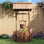 Wooden Wishing Well Outdoor Planter for Flower and Plants