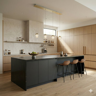 Heatherly 4 - Light Kitchen Island Pendant