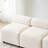 Basic Sectional Sofa, 3-Piece 3 Seater Modular Couch  Sofa