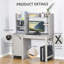 Bureau d'ordinateur avec bureau-1843314067