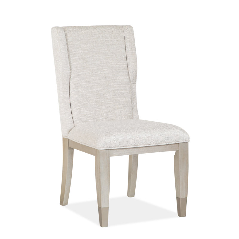 Dupoint 19.25'' H Fabric Upholstered Oak Parsons Chair