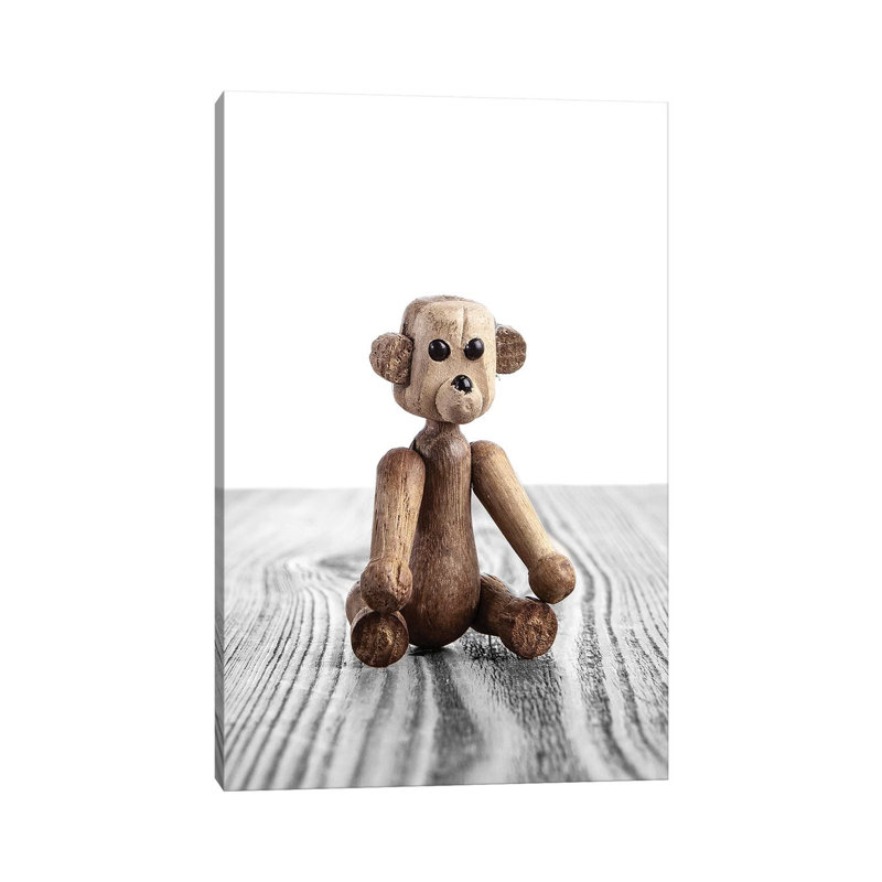 Bear Zooline - Print on Canvas, Wrapped Canvas, 20.32 cm H x 30.48 cm W