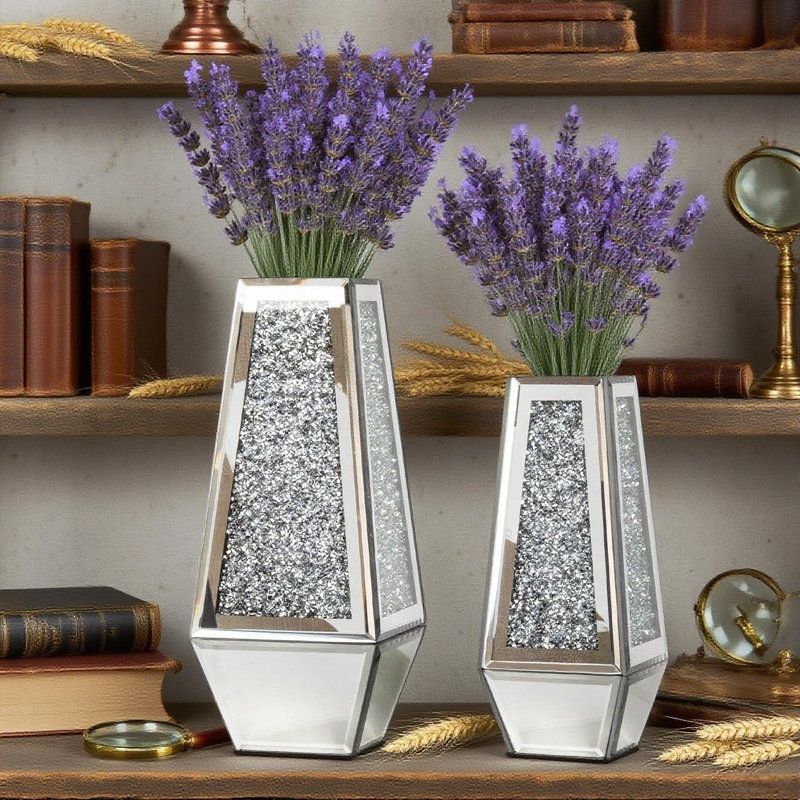 Broken Diamond Mirror Vase