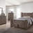 Soma 24 Inch Rustic 2 Drawer Nightstand, Sleek Metal Bar Handles-2085420043