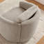 Chaise d'appoint rembourrée 34,1 po avec coussin de dossier amovible-937226825
