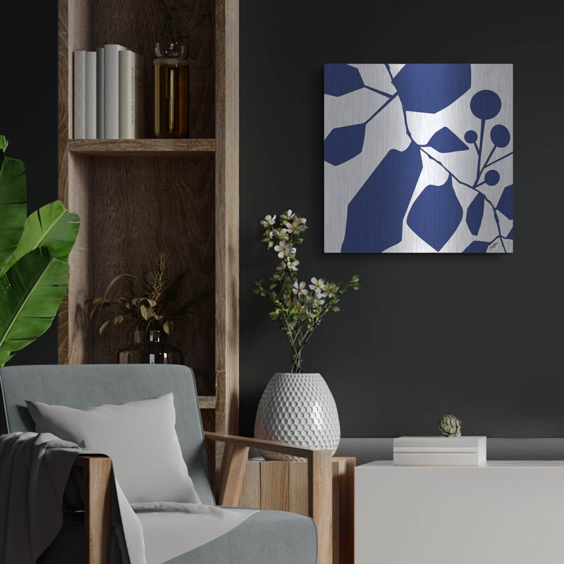Ivy Bronx «Blue Hawaii» par Trish Sierer, art mural en métal