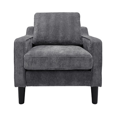 Upholstered 28.5" W Chenille Armchair