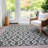 Kaylani Washable Geometric Indoor / Outdoor Rug-765254318