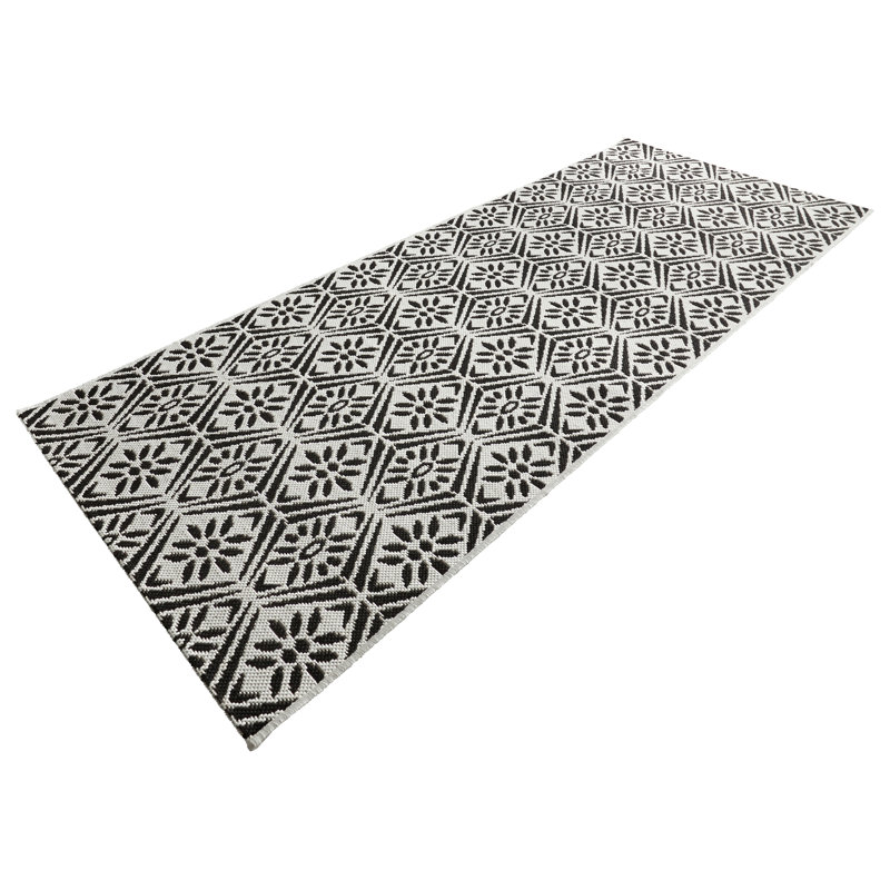 Soho Machine Woven Black/Cream Indoor Rug