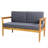 Wood With A - Seat Cover Fashionable Design And Lining