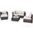 6 - Person Patio Conversation Set with Cushions-1768223652