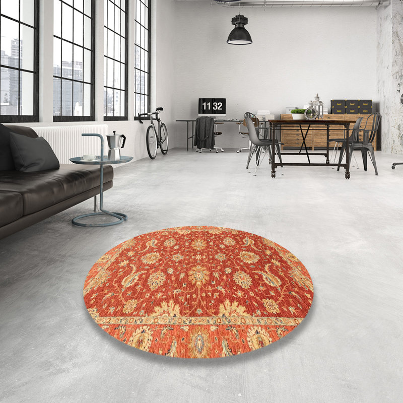 Tapis abstrait moderne 2886, Rond 6 pi