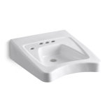 Morningside Ceramic 20" Wall Mount Bathroom Sink