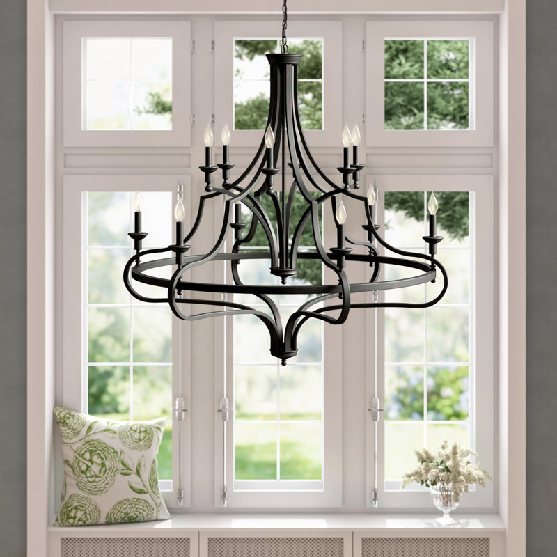 Trenten 12 - Light Candle Style Empire Chandelier