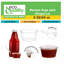 Tasses à portion en plastique 2 oz avec couvercle à charnières Ecoqualité - pour les sauces, les échantillons, le Slime, le Jello Shot et le rangement des aliments (50)