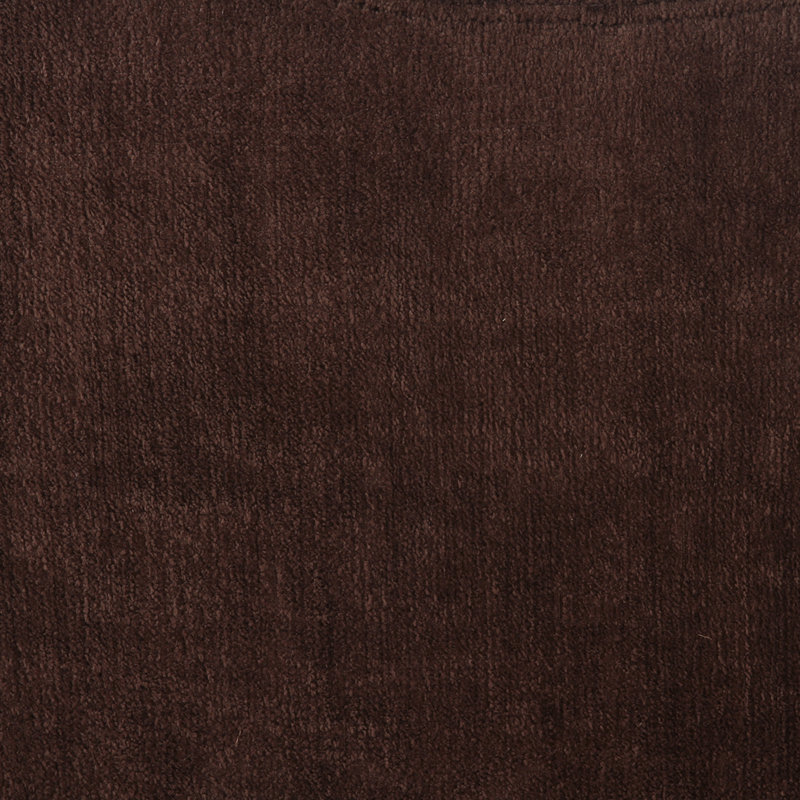 Becca Rolling Dining Arm Chair, Dark Brown Performance Chenille