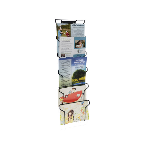 FixtureDisplays® Horizontal Wall Mounting 6 Pockets 6 X 4