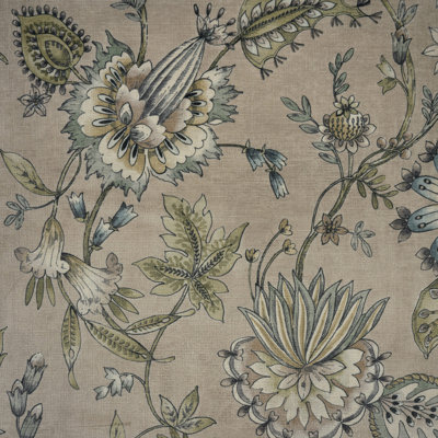 Gia Jacobean Floral Printed Upholstery Fabric By The Yard