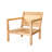Classic Teak Club Chair - Charcoal-120128825