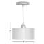 Luminaire suspendu cylindrique rond 8 po Haydon