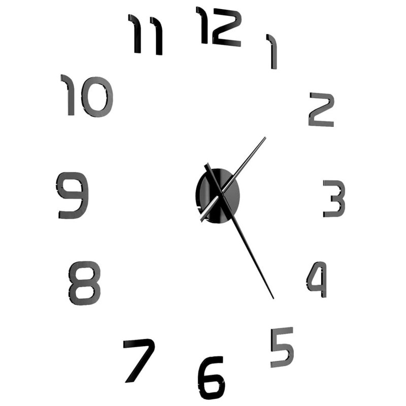 Gilchrist Metal Wall Clock, Black